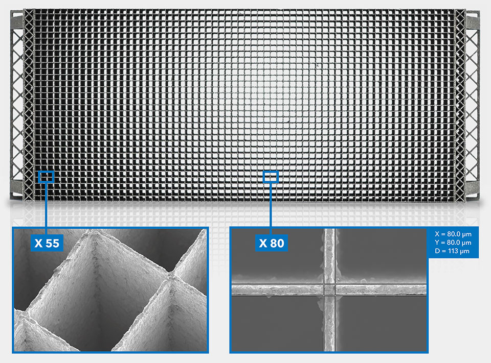 DUNLEE 3D Printing 2D Anti-scatter grid