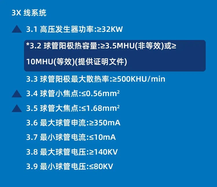 2025年5月河南卫健委CT集采球管要求